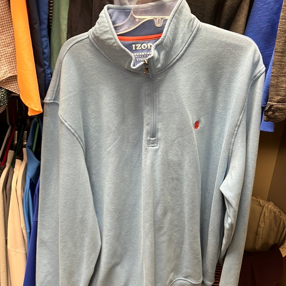 Izod half zip